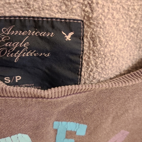 Vintage style logo purple sweatshirt - Picture 2 of 3